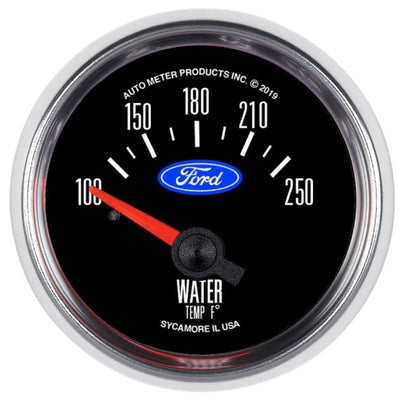 Autometer Ford 2-1/16in. 100F-250F Electric Water Temp Gauge