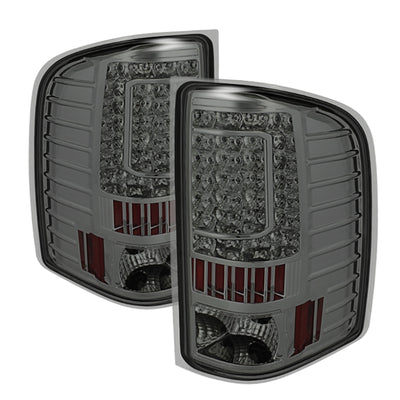 xTune Chevy Silverado 07-13 LED Tail Lights Smoke ALT-ON-CS07-LED-SM