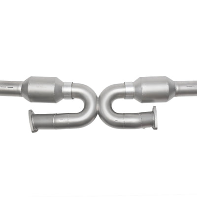 SOUL 96-98 Porsche 993 Carrera Sport Cat Converter X-Pipe (96-98 w/ Gillet Flange - OBD2)