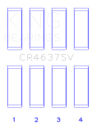 King Engine Bearings Audi BYT/CDNC/CCZD/CPSA Connecting Rod Bearing Set