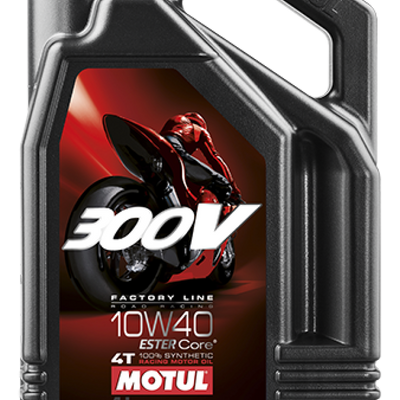 Motul 4L Synthetic-ester 300V Factory Line Road Racing 10W40