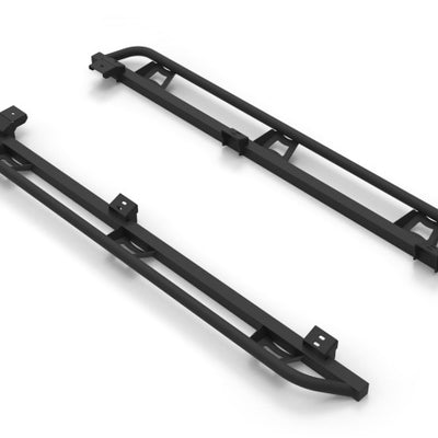N-Fab Trail Slider Steps 05-15 Toyota Tacoma Crew Cab All Beds - SRW - Textured Black
