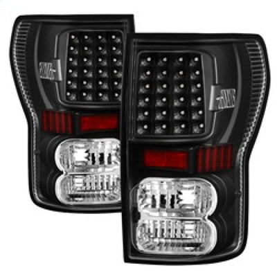 xTune Toyota Tundra 07-13 LED Tail Lights Black ALT-ON-TTU07-LED-BK
