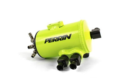 PERRIN 02-14 Subaru WRX / 04-21 STI / 05-09 LGT & OBXT (w/FMIC Only) Air Oil Separator - Neon Yel.