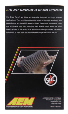 AEM Dryflow 3.5in. X 7in. Round Tapered Air Filter