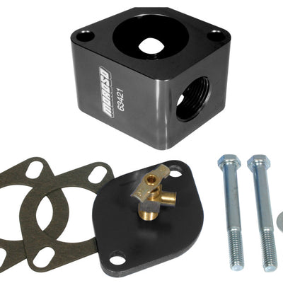 Moroso Chevrolet Waterneck Bleeder Kit - Billet Aluminum