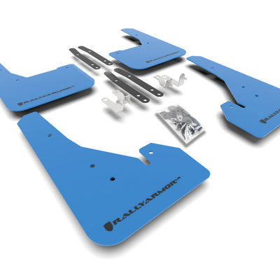 Rally Armor 18-25 Toyota Corolla Hatchback Blue UR Mud Flap Black Logo