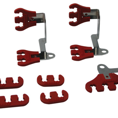 Moroso Chevrolet Small Block Ignition Super Look Wire Kit - 7-9mm - Red