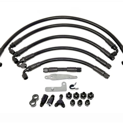 Torque Solution PTFE Fuel Line Kit for for -6 Aeromotive FPR - Subaru WRX STI 08-21 / WRX 08-14