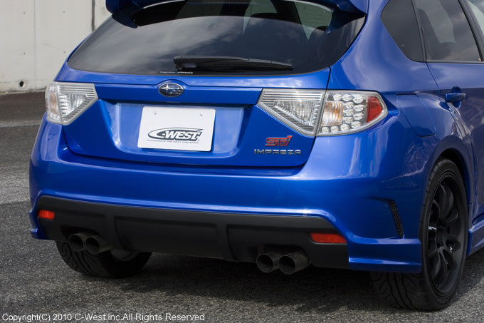 C-West Rear Bumper - 08'+ Subaru STi (GRB)