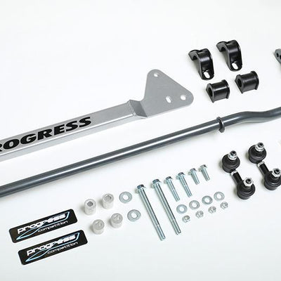 Progress Tech 92-95 Honda Civic Rear Sway Bar (22mm - Adjustable) Incl Bar Brace and Adj End Links