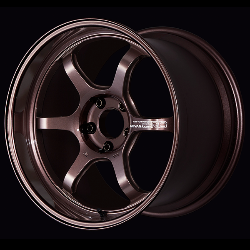Advan R6 18x9.5 +45 5x100 Racing Copper Bronze Wheel