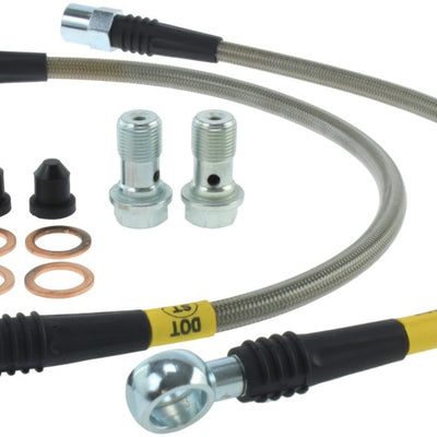 StopTech 01-05 Audi Allroad Rear Stainless Steel Brake Line Kit