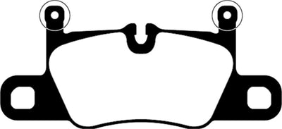 EBC 2018+ Porsche Cayenne (3rd Gen) 4.0TT Extra Duty Rear Brake Pads