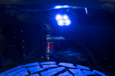 Diode Dynamics Stage Series Single Color LED Rock Light - Green Hookup (one)