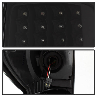 xTune Toyota Tundra 07-13 LED Tail Lights Black ALT-ON-TTU07-LED-BK