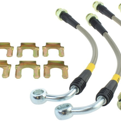 StopTech 05-06 LGT Stainless Steel Rear Brake Lines (4 Line Kit)
