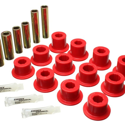 Energy Suspension 07-21 Toyota Tundra Red Rear Leaf Spring Shackle Bushing Set