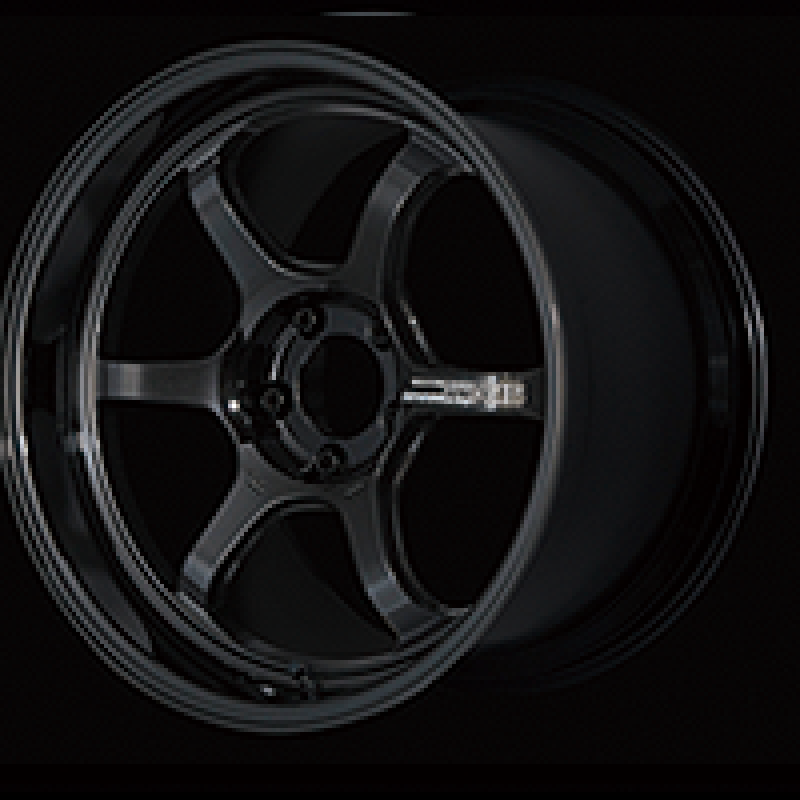 Advan R6 18x7.5 +44 5x100 Racing Titanium Black Wheel