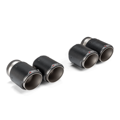 Akrapovic 2021+ BMW G87 M2, G80 M3 & G82 M4 Classic Carbon Design Tail Pipe Set