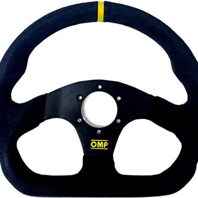 OMP Superquadro Steering Wheel - Small Spokes - Suede (Black)