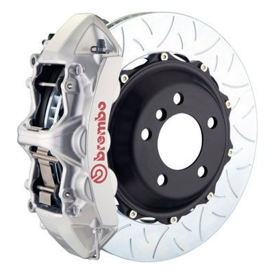 Brembo 95-98 993 C2/C4/C4S/Turbo Front GT BBK 6 Piston Cast 380x32 2pc Rotor Slotted Type3-Silver