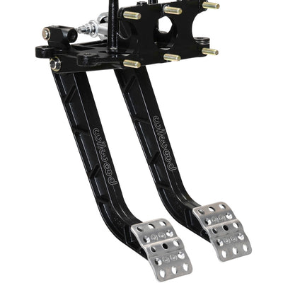 Wilwood Adjustable-Trubar Dual Pedal - Brake / Clutch - Rev. Swing Mount - 6.25:1