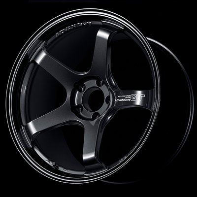 Advan GT Beyond 19x9.5 +25 5x112 Racing Titanium Black Wheel