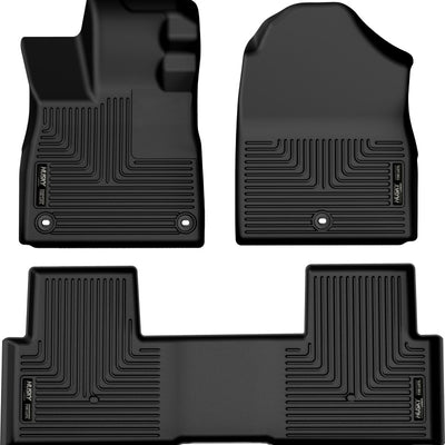Husky Liners 2023 Honda Pilot Weatherbeater Black Front & 2nd Seat Floor Liners
