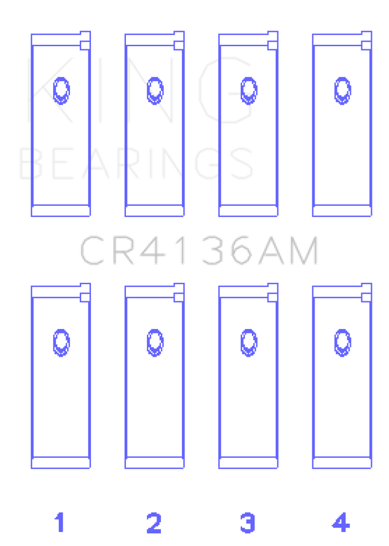 King Engine Bearings 91-02 Nissan SR20DE L4 DOHC 16 Valves (Size STD) Rod Bearing Set