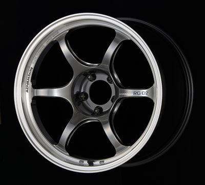 Advan RG-D2 17x8.5 +50 5x114.3 Machining and Racing Hyper Black Wheel