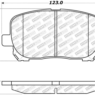 StopTech Street Select Brake Pads - Front