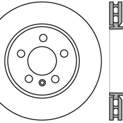 StopTech 2011-2013 BMW 535i / 2012-2016 BMW 640i Slotted & Drilled Rear Right Brake Rotor