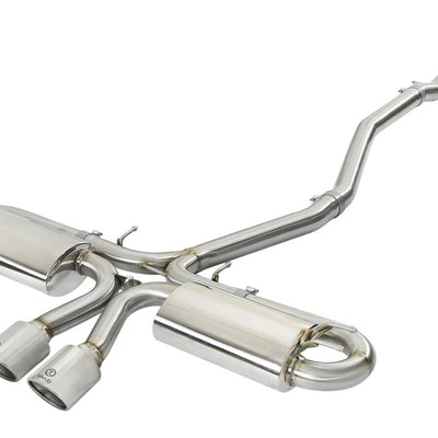 aFe Takeda 3in 304 SS Cat-Back Exhaust System w/ Polished Tips 2017 Honda Civic Si I4 1.5L (t)