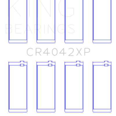 King Engine Bearings BMW M40/M42/M43/M44 1.6L 1.8L 1.9L Performance Rod Bearing Set - Size STD