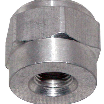 Moroso 1/8in NPT Female Weld-On Bung - Aluminum - Single