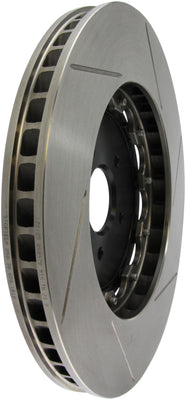 StopTech 09-11 Nissan GT-R Front Right Slotted Bare Iron 380x34mm AeroRotor Kit