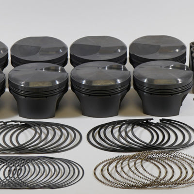 Mahle MS Piston Set BBC 460ci 4.280in Bore 4.00in Stroke 6.385in Rod .990 Pin 28cc 10.4 CR Set of 8