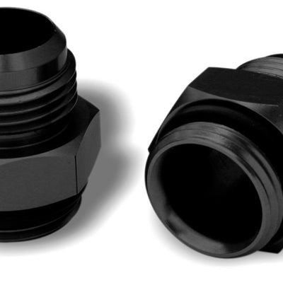 Moroso Vacuum Pump Fitting -12An (Use w/Part No 22640/22641/22642) - Blue Anodized Aluminum - 2 Pack