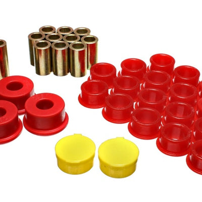 Energy Suspension 91-94 Nissan Sentra/NX1600/2000 Red Rear Control Arm Bushing Set