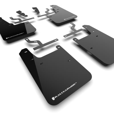 Rally Armor 22-25 Toyota Tundra Black UR Mud Flap w/White Logo