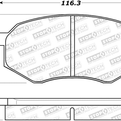 StopTech Street Brake Pads