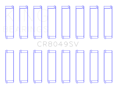 King Engine Bearings 08-11 BMW N62/N63/S63 Rod Bearing Set - Size +.5
