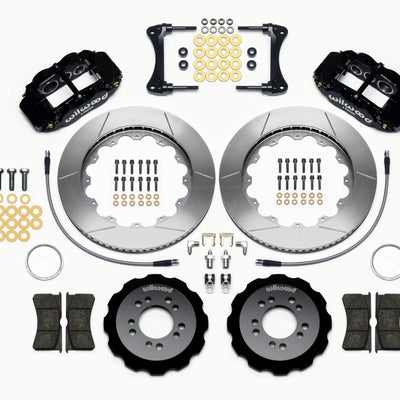 Wilwood Narrow Superlite 6R Front Hat Kit 14.00in 2008-up Hyundai Genesis Coupe w/Lines