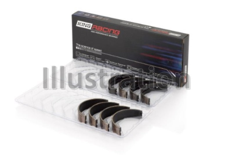 King Engine Bearings Honda J30 / J35 (Size +0.026mm) Tri Metal Main Bearing Set