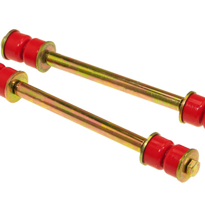 Prothane Universal End Link Set - 7 3/8in Mounting Length - Red