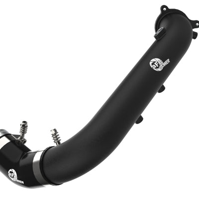 aFe BladeRunner Black 2-3/4in Aluminum Charge Pipe 2021 Toyota Supra GR (A90) I4-2.0L (t) B48