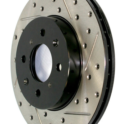 StopTech Power Slot 6/89-96 Nissan 300ZX Slotted & Drilled Left Front Rotor