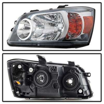 xTune Toyota Highlander 04-06 (Non Hybrid Models) OEM Style Headlights Chrome HD-JH-THIGH04-AM-C