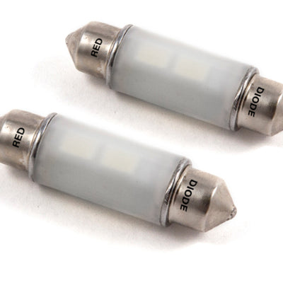 Diode Dynamics 39mm HP6 LED Bulb LED - Red (Pair)